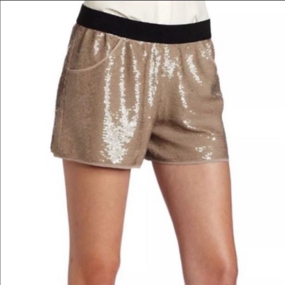 BCBG MaxAzria sequinned shorts, S
